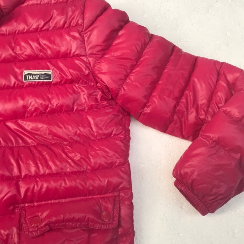 TNA Aritiza red puffer jacket